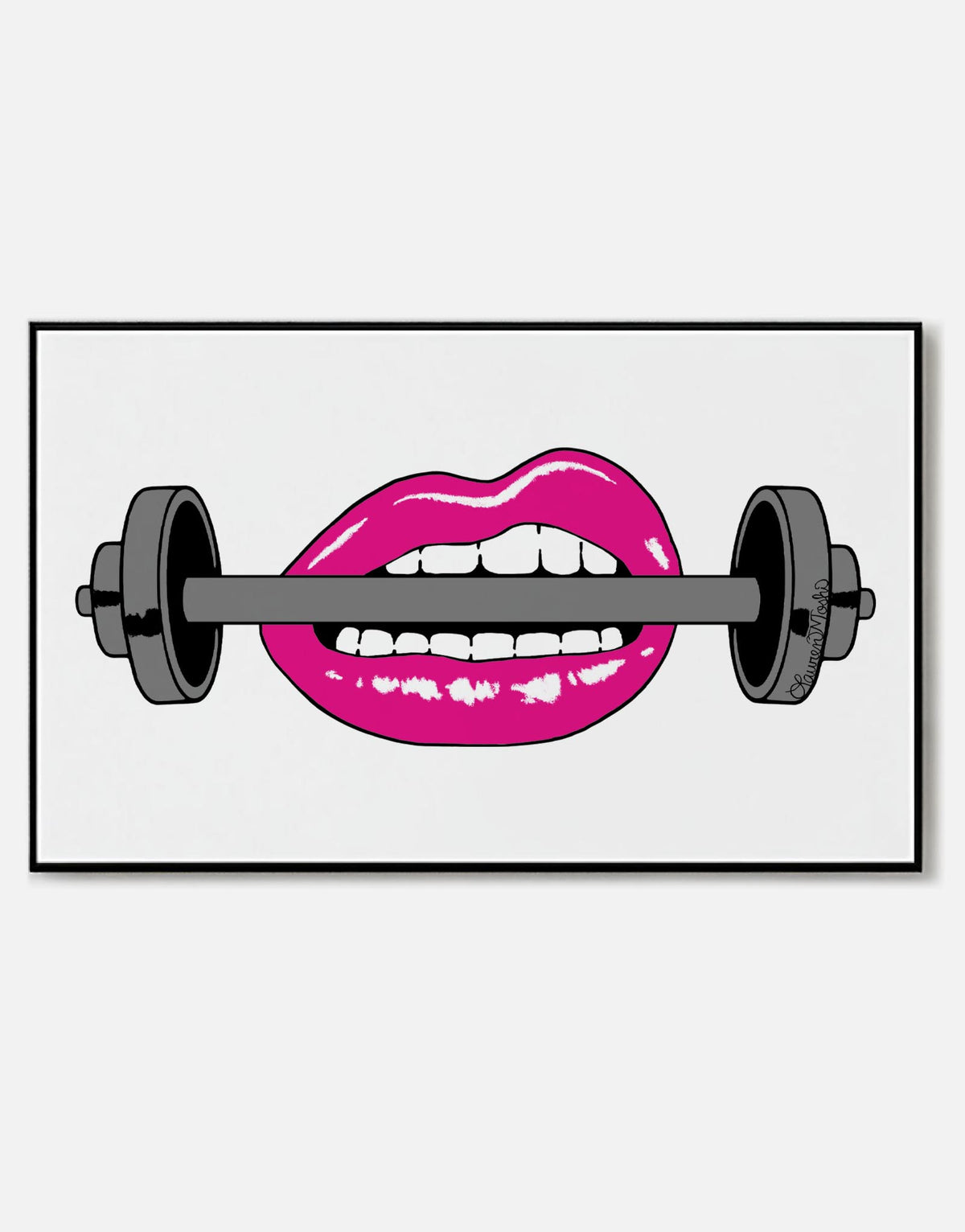 Canvas Barbell Lip
