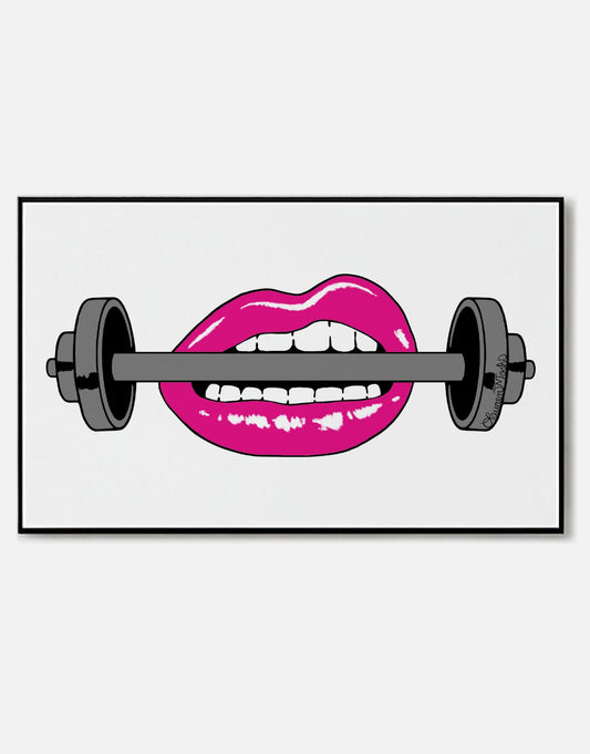 Canvas Barbell Lip