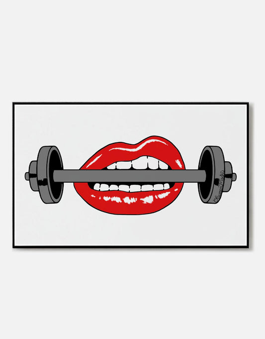 Canvas Barbell Lip