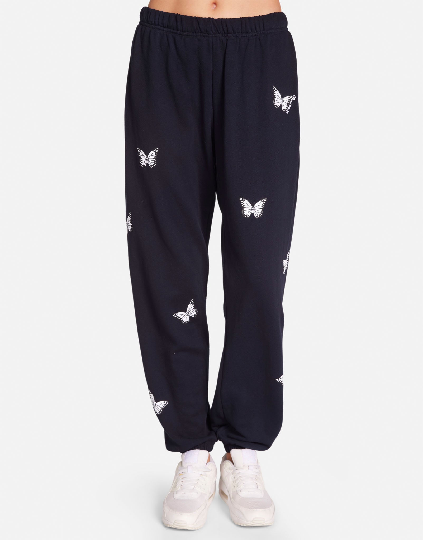 Optimist Butterflies Sweatpant in Dark Navy | Chantria by Lauren Moshi