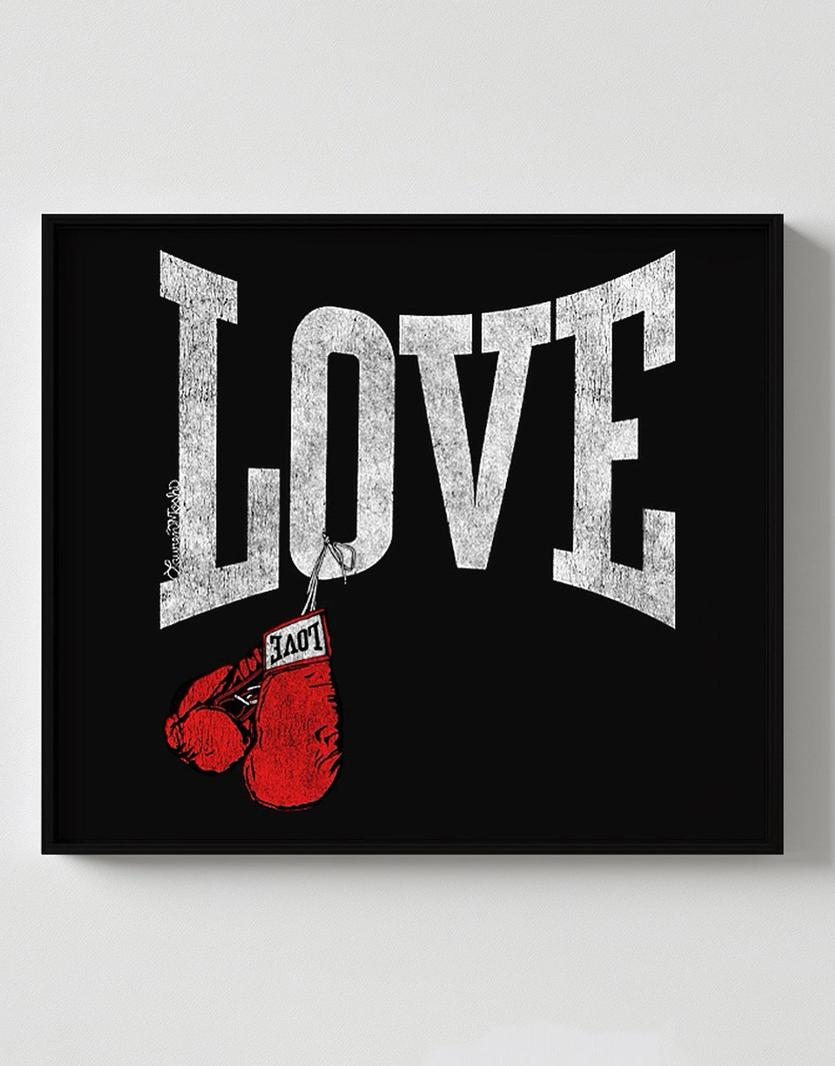 Canvas Boxing Love
