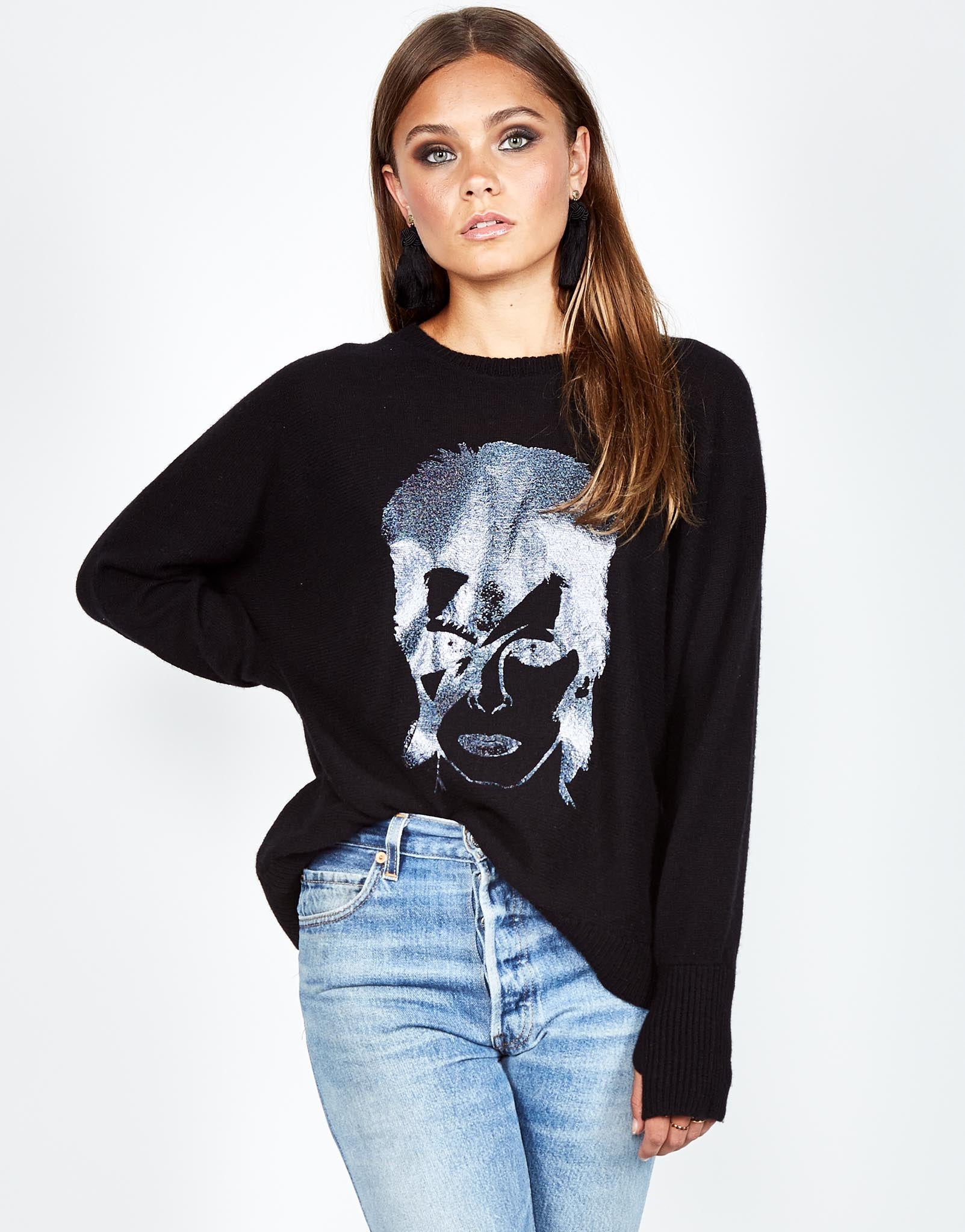 Maglia Donna Cashmere Rigenerato Giulietta Nero - Rifò Maglia Donna Cashmere Rigenerato Giulietta Nero - Rifò