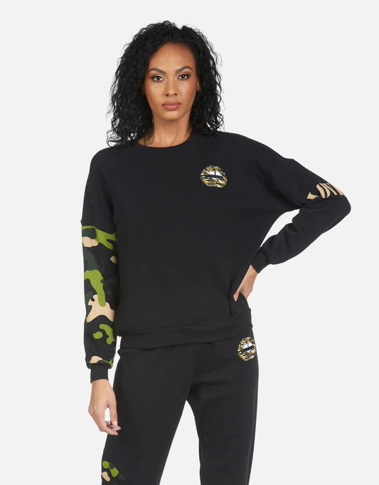 Lauren Moshi Women's Sierra Camo Lip - XS