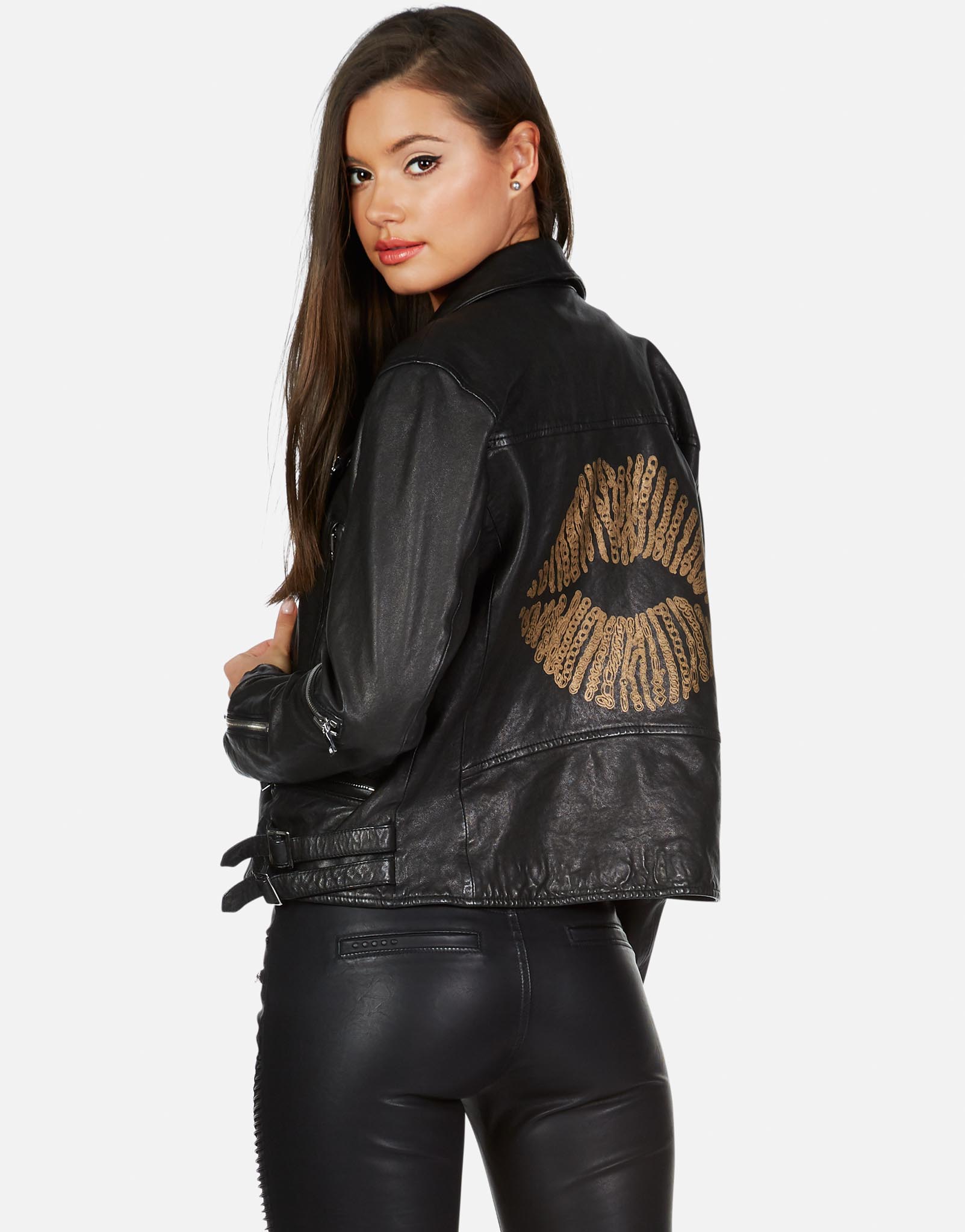 Lauren Moshi Women's X Posey X Gold Chain Kiss -  Lauren Moshi Women's X Posey X Gold Chain Kiss -