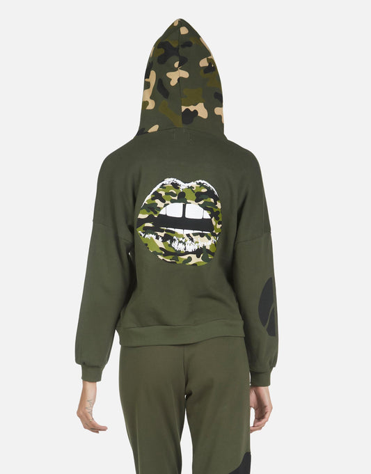 Lauren Moshi Women's Melanie Camo Lip -