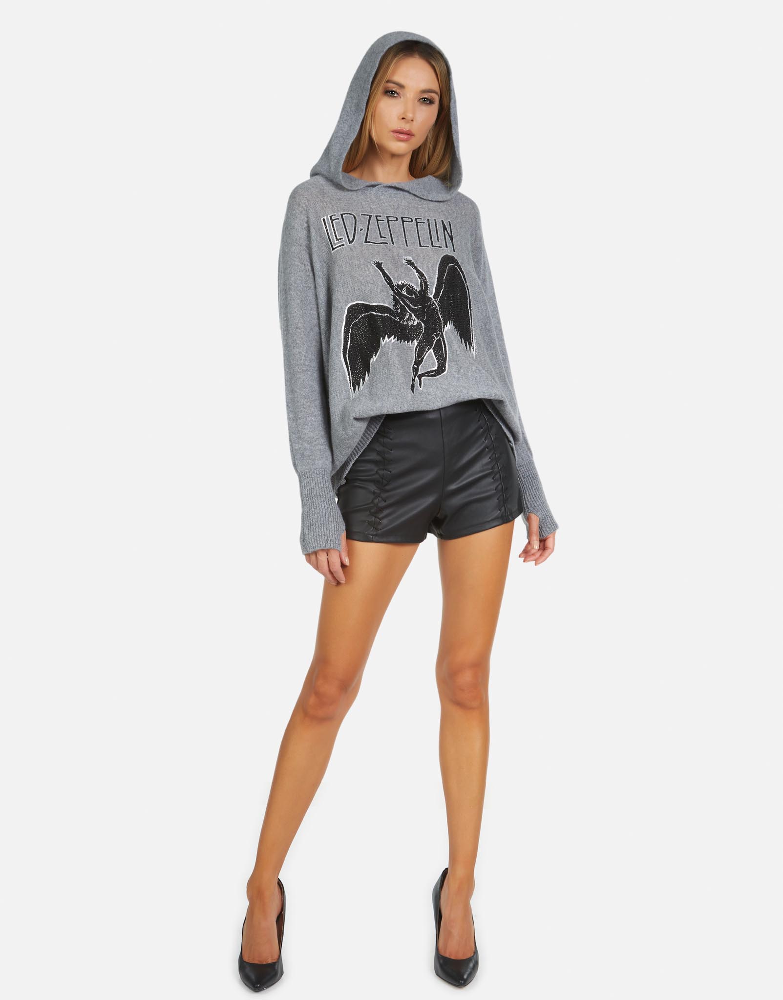 Lauren Moshi X Led Zeppelin Women's Namiko Led Zeppelin Outline -  Lauren Moshi X Led Zeppelin Women's Namiko Led Zeppelin Outline -