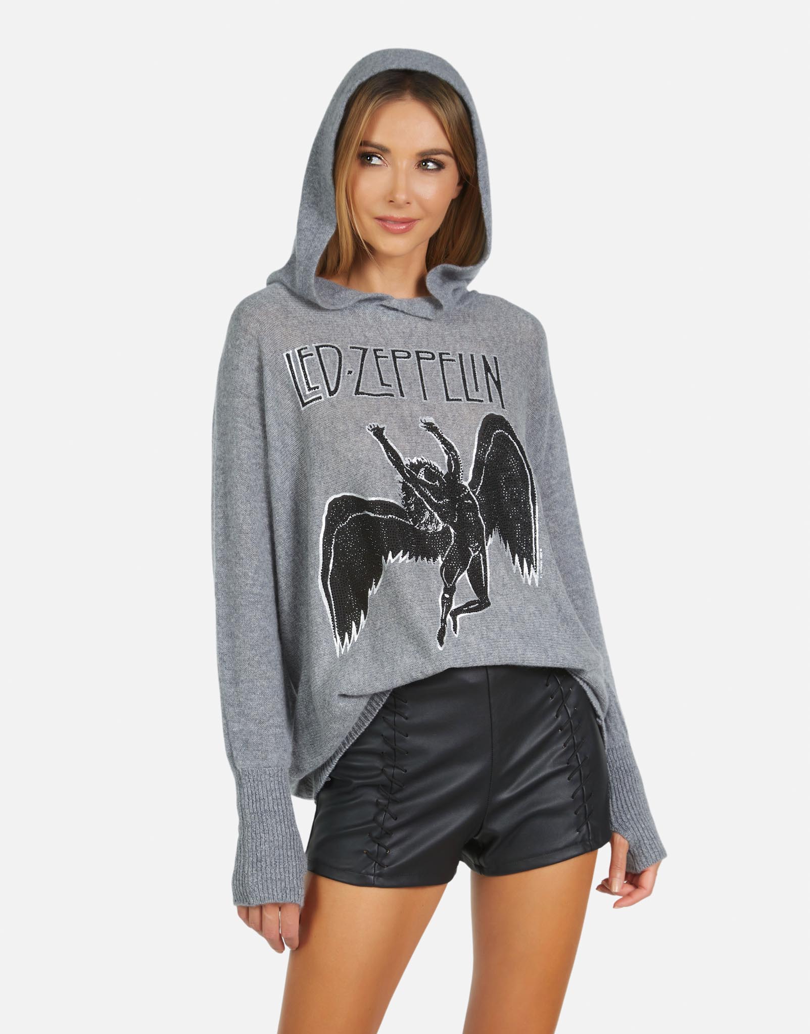 Lauren Moshi X Led Zeppelin Women's Namiko Led Zeppelin Outline -  Lauren Moshi X Led Zeppelin Women's Namiko Led Zeppelin Outline -