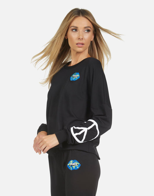 Lauren Moshi Women's Lee World Peace Lips -