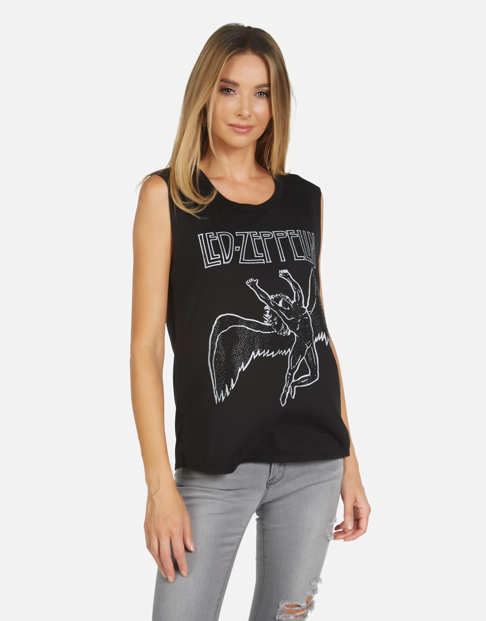 Lauren Moshi X Led Zeppelin Women's Kel Led Zeppelin Outline - 