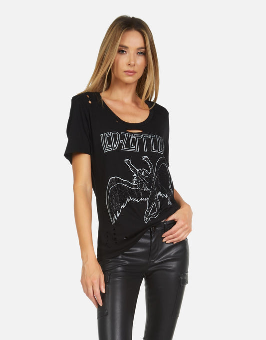 Lauren Moshi X Led Zeppelin Women's Myra Led Zeppelin Outline - 