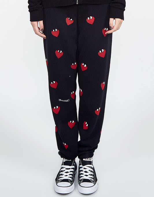 Lauren Moshi Women's Gia Mini Heartface - Black