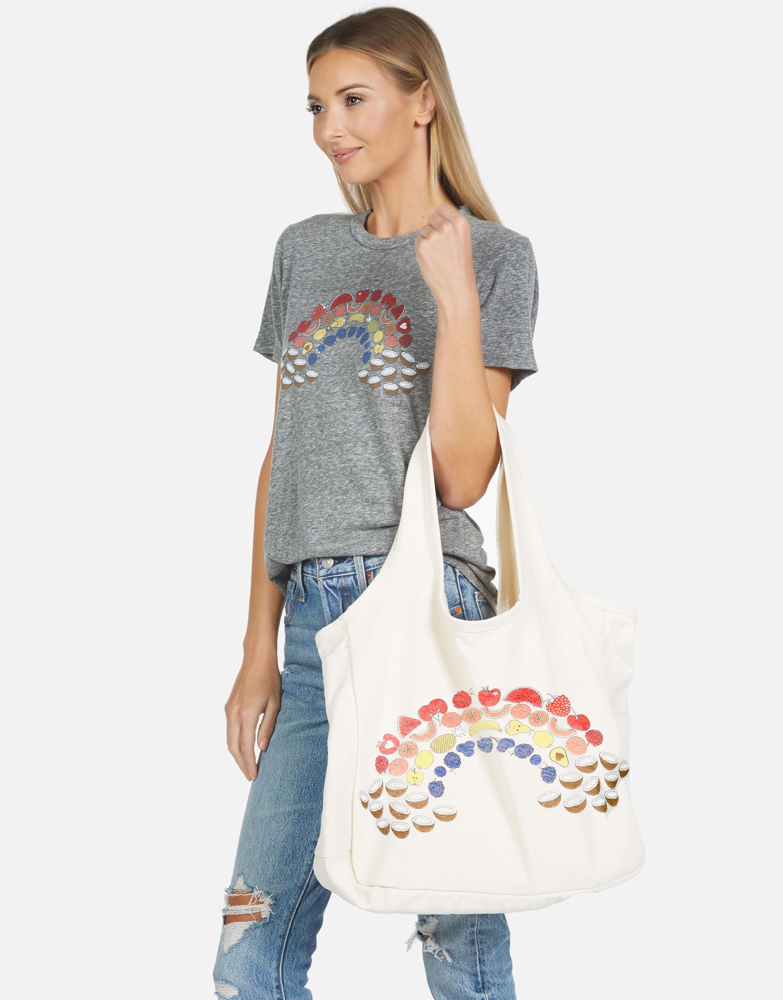 Lauren Moshi Women's Taylor Fruit Rainbow - OS Lauren Moshi Women's Taylor Fruit Rainbow - OS