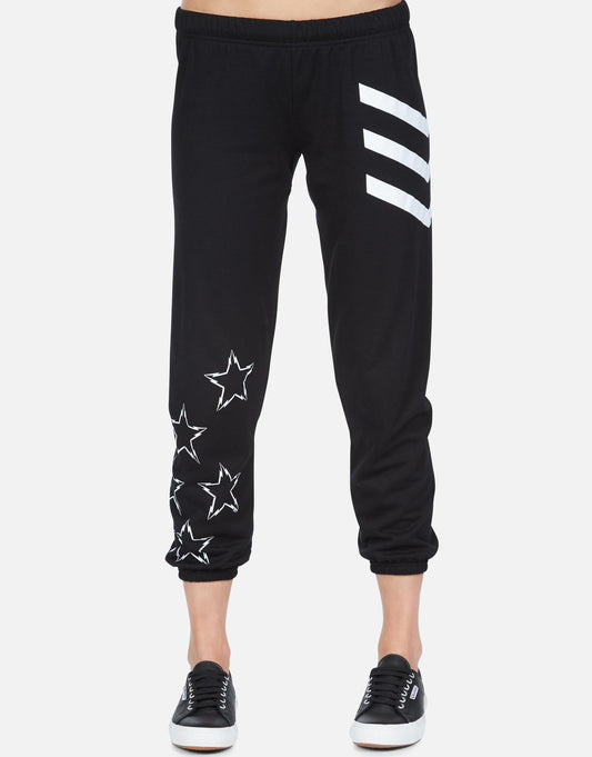 Lauren Moshi Women's Alana Lightning Bolt Star - Black