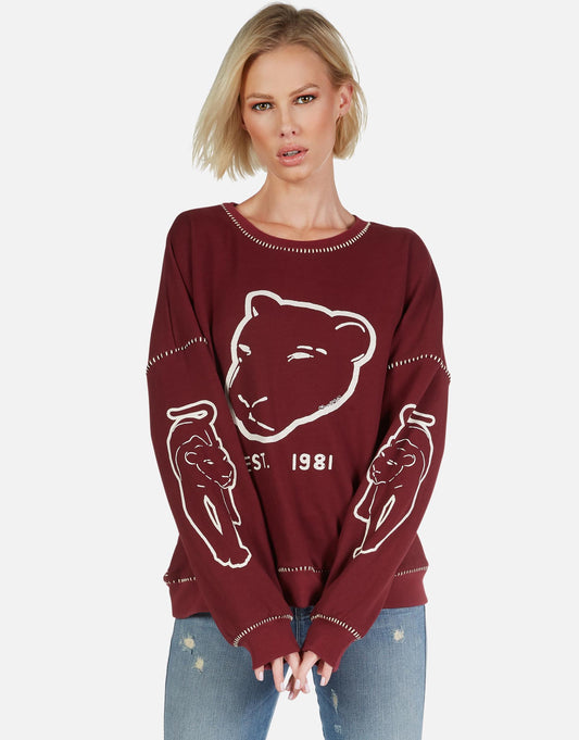 Lauren Moshi Women's Sierra Panther 1981 - Cabernet