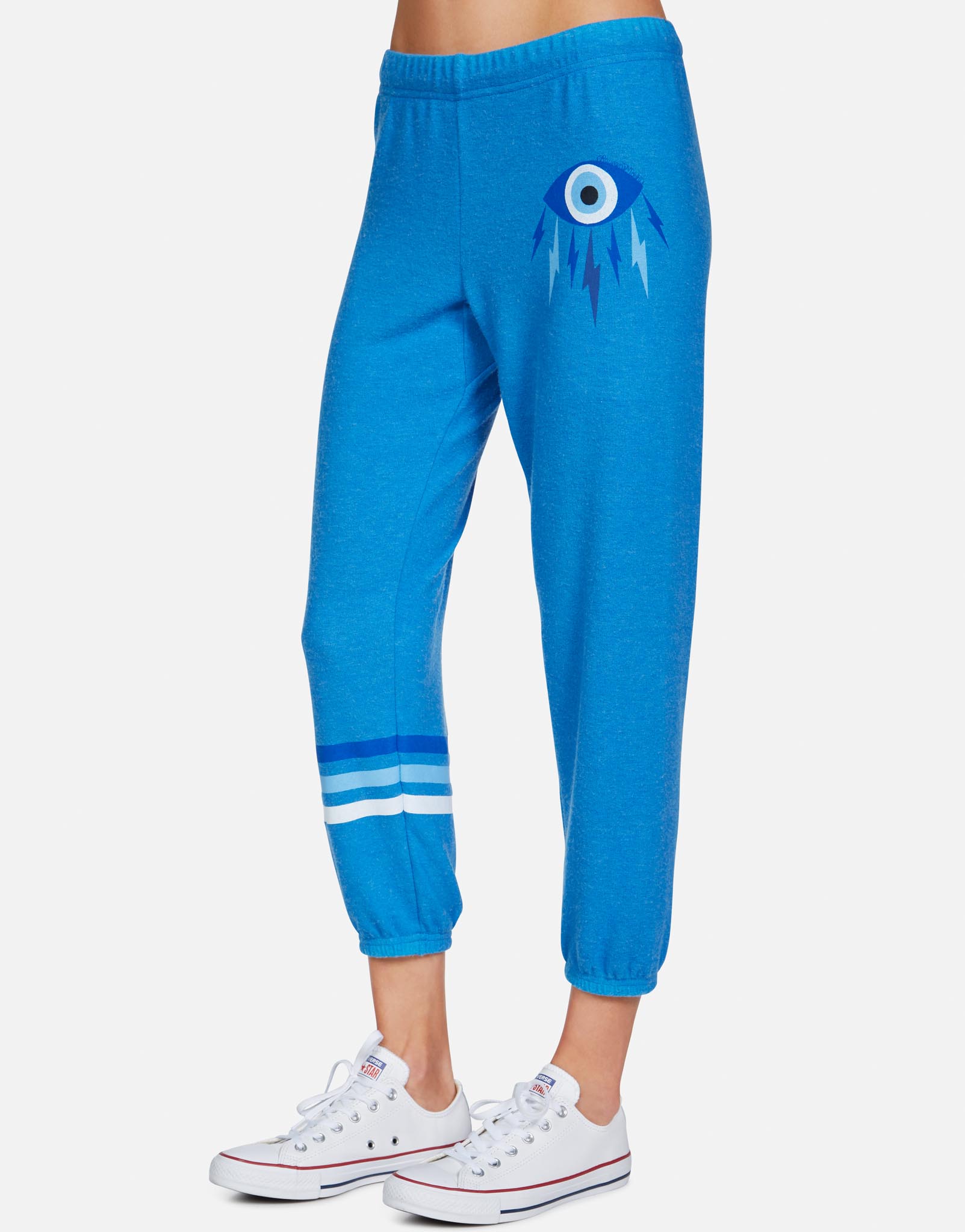 Lauren Moshi Women's Alana Electric Evil Eye - Sky Blue Lauren Moshi Women's Alana Electric Evil Eye - Sky Blue