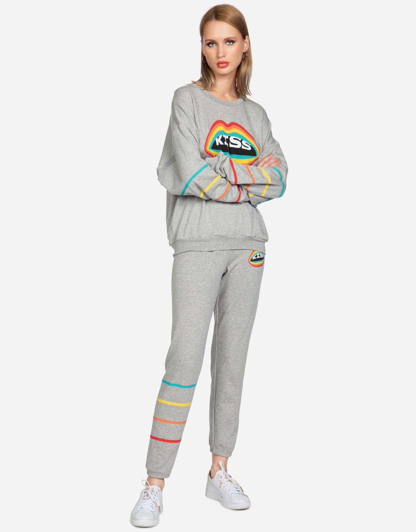 Lauren Moshi Women's Babbs Rainbow Kiss Lip -  Lauren Moshi Women's Babbs Rainbow Kiss Lip -