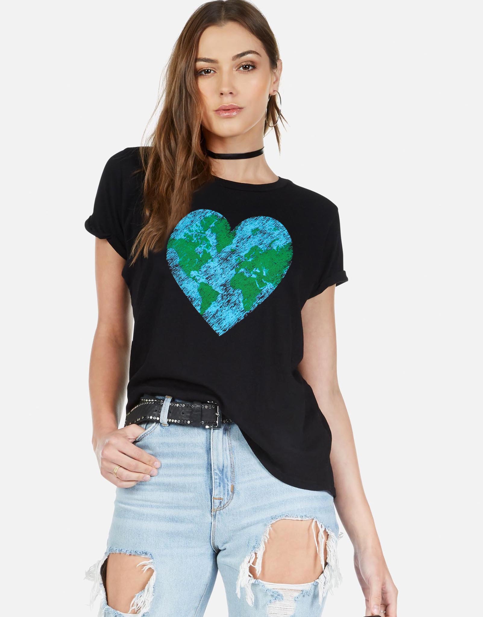 Lauren Moshi X Women's Edda World Love - Black Lauren Moshi X Women's Edda World Love - Black