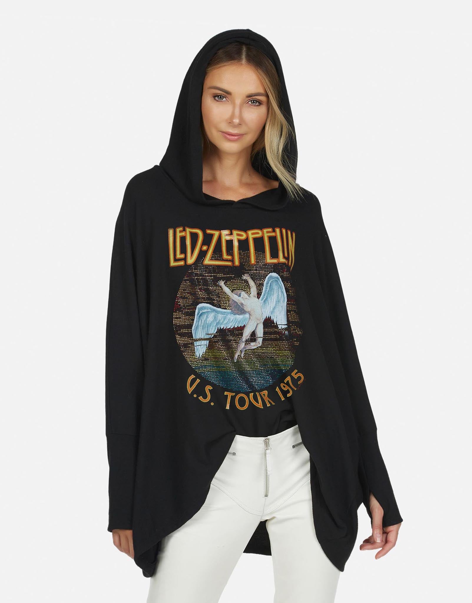 Led Zeppelin 1975 Tour Pullover Hoodie | Wilma X by Lauren Moshi