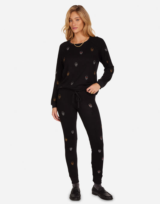 Noleta Stud Heart Eye Skulls