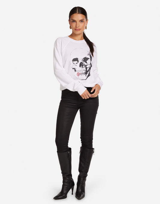 Anela Crystal Tongue Skull