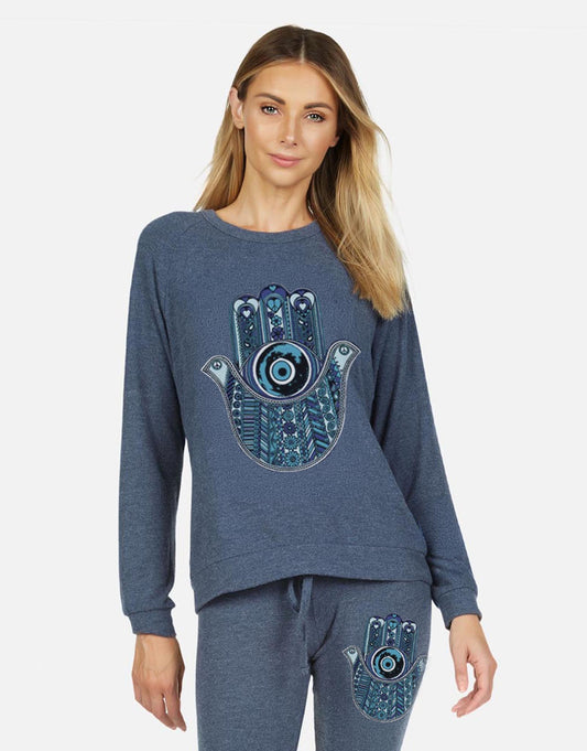 Everly Blue Hamsa