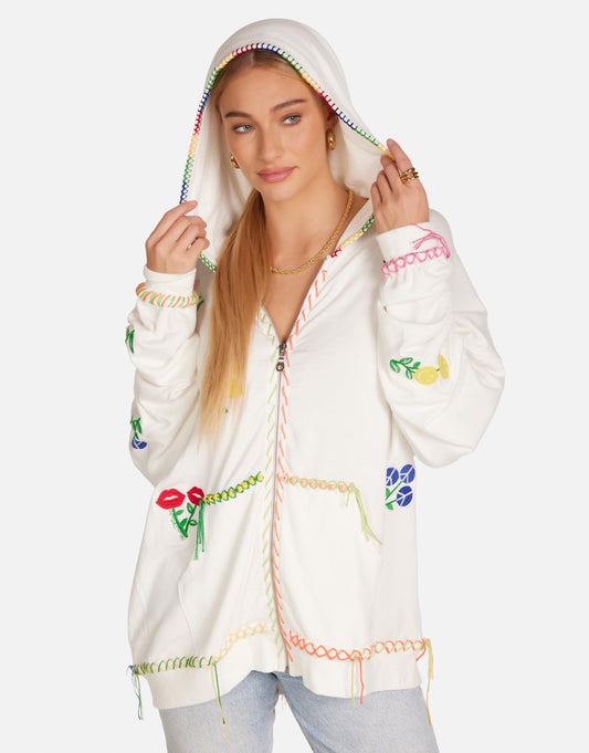 Teresa X Happy Floral Embroidery