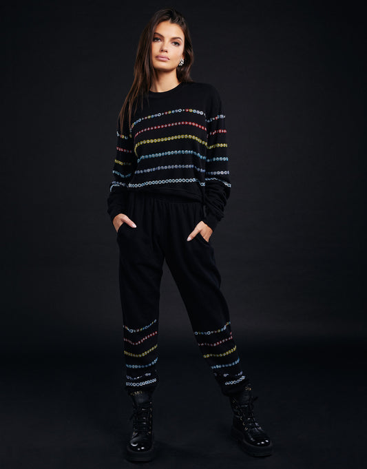 Spalding Crystal Evil Eye Stripe