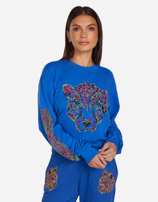 Spalding Neon Stud Heart Leopard