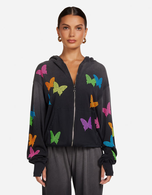 Hezly Neon Stud Butterflies