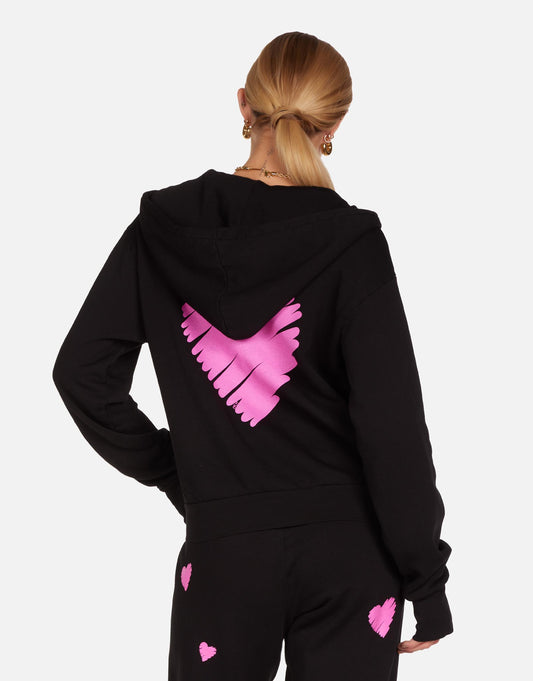 Hezly X Pink Scribble Heart