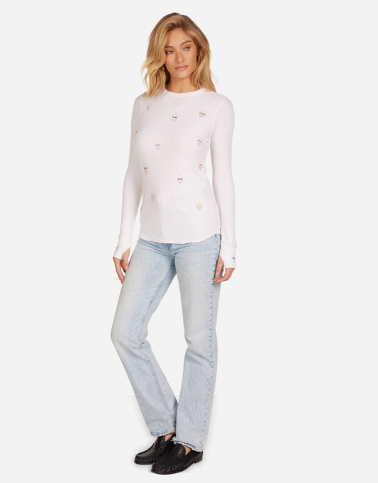 McKinley Stud Heart Eye Skulls