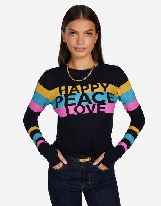 McKinley Pink Happy Peace Love