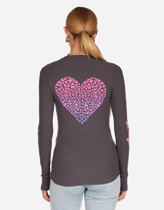 McKinley Ombré Butterfly Heart