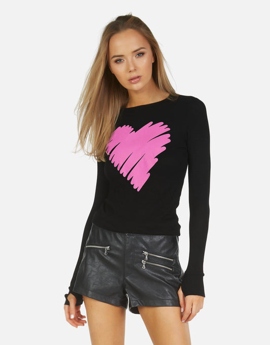McKinley X Pink Scribble Heart