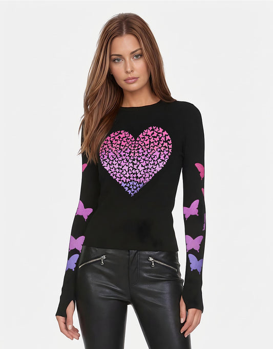 McKinley X Ombré Butterfly Heart