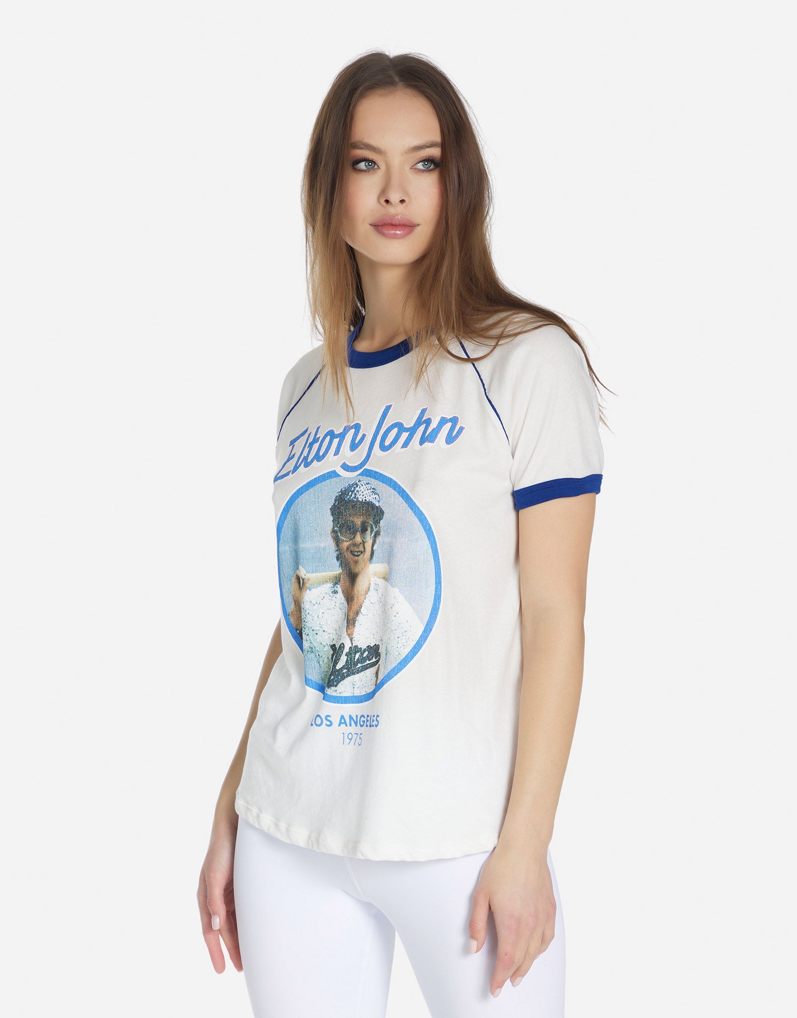 Lauren Moshi Women's Brice Elton John Dodgers - Blue - T-shirts