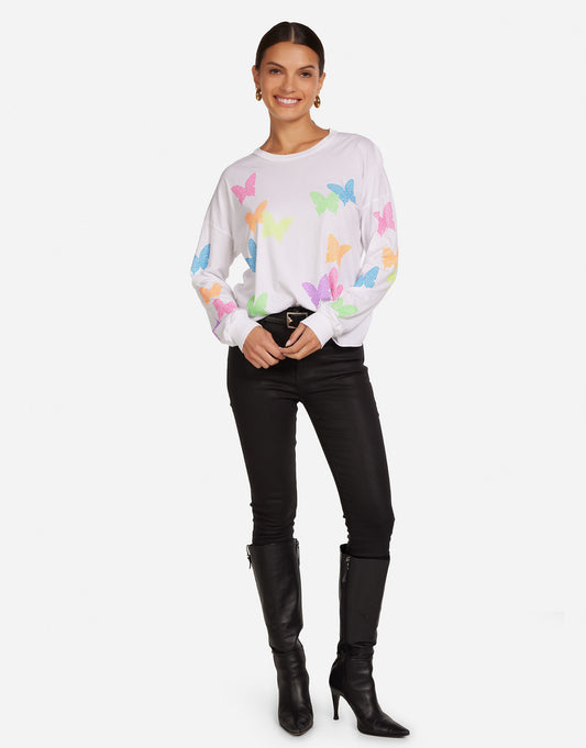 Luella Neon Stud Butterflies