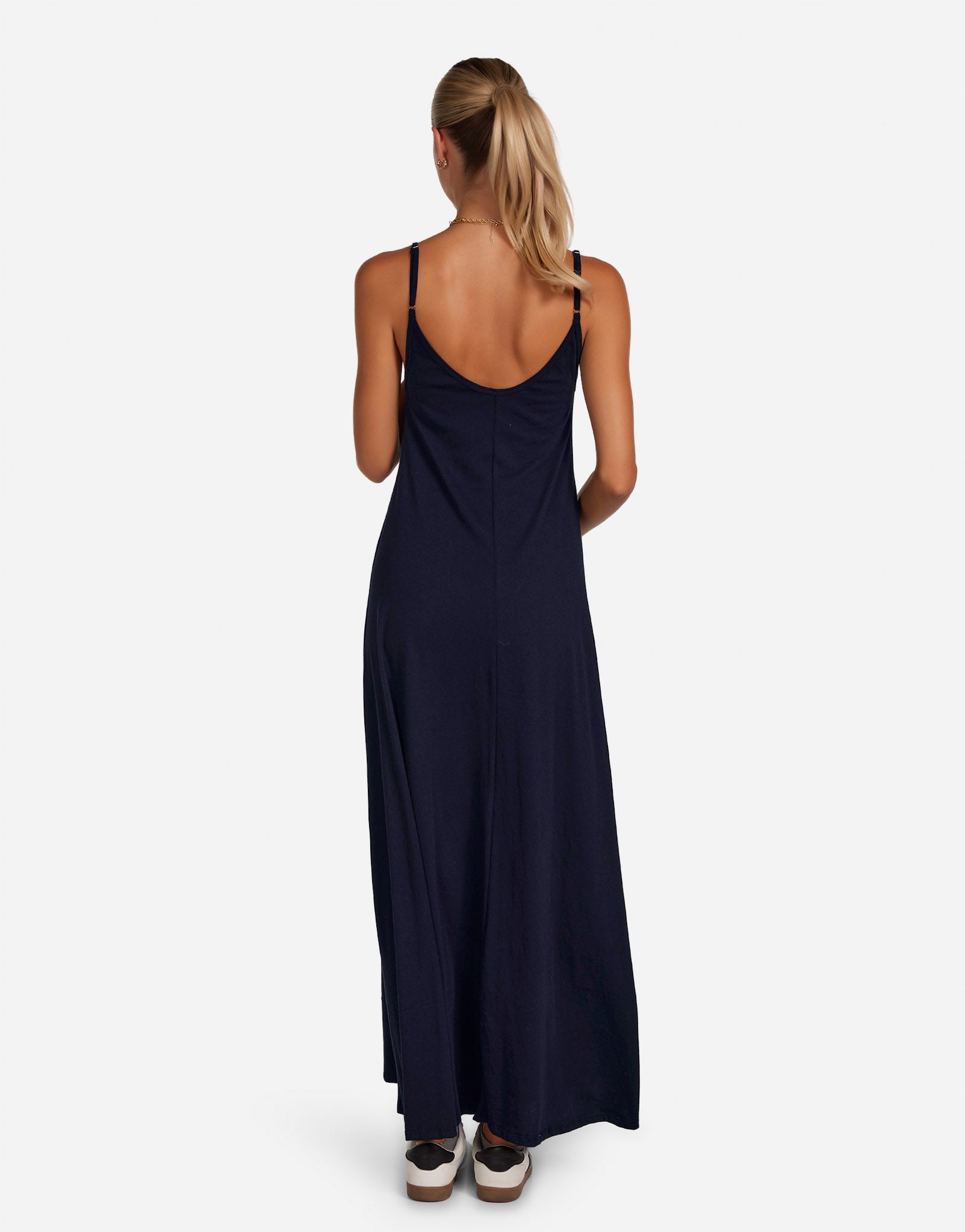maguire satin maxi dress Maguire Maxi Dress | Navy | Womens