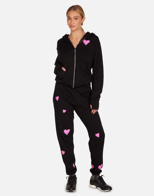 Tanzy X Pink Scribble Heart