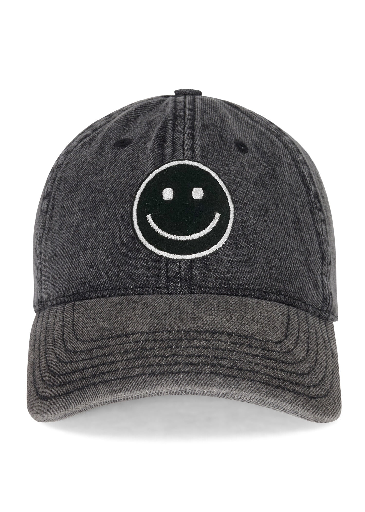 Reina Silver Smiley Patch