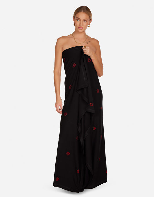 Beverly Red Crystal Lips