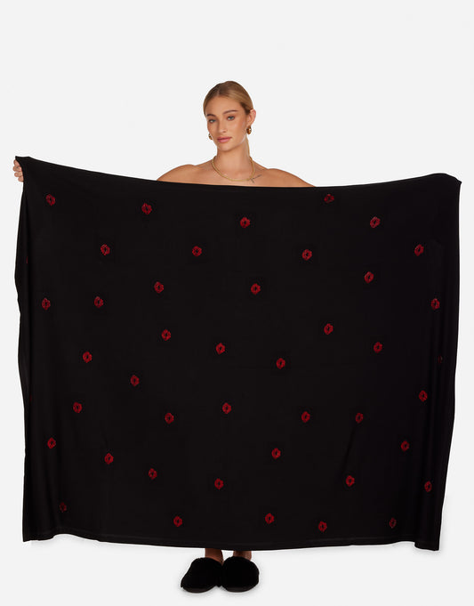 Beverly Red Crystal Lips