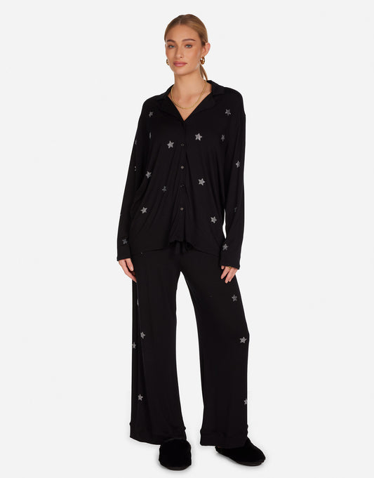 Alison Crystal Mini Stars Pajama Set