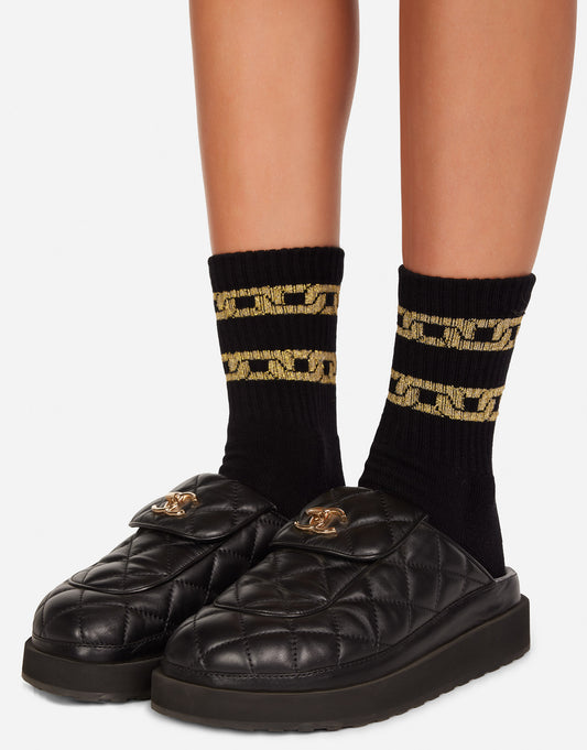 Sariah Gold Metallic Chain