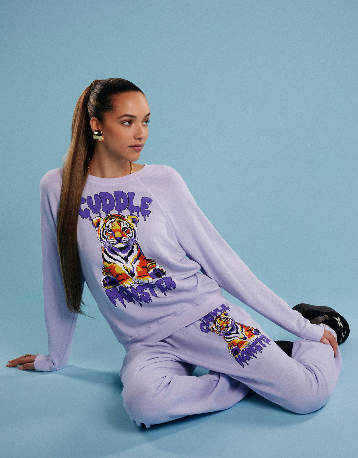 cuddle monsters Lauren Moshi Women's Anela Cuddle Monster - Purple