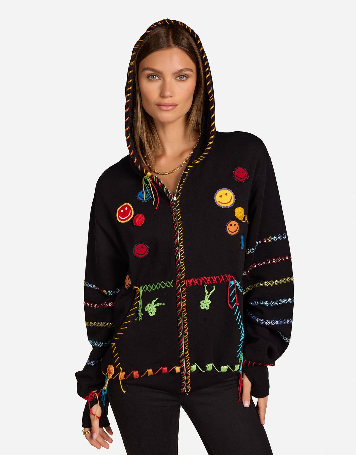 Hezly X Crystal Evil Eye Stripe