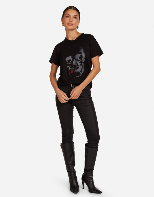 Wolf Crystal Tongue Skull