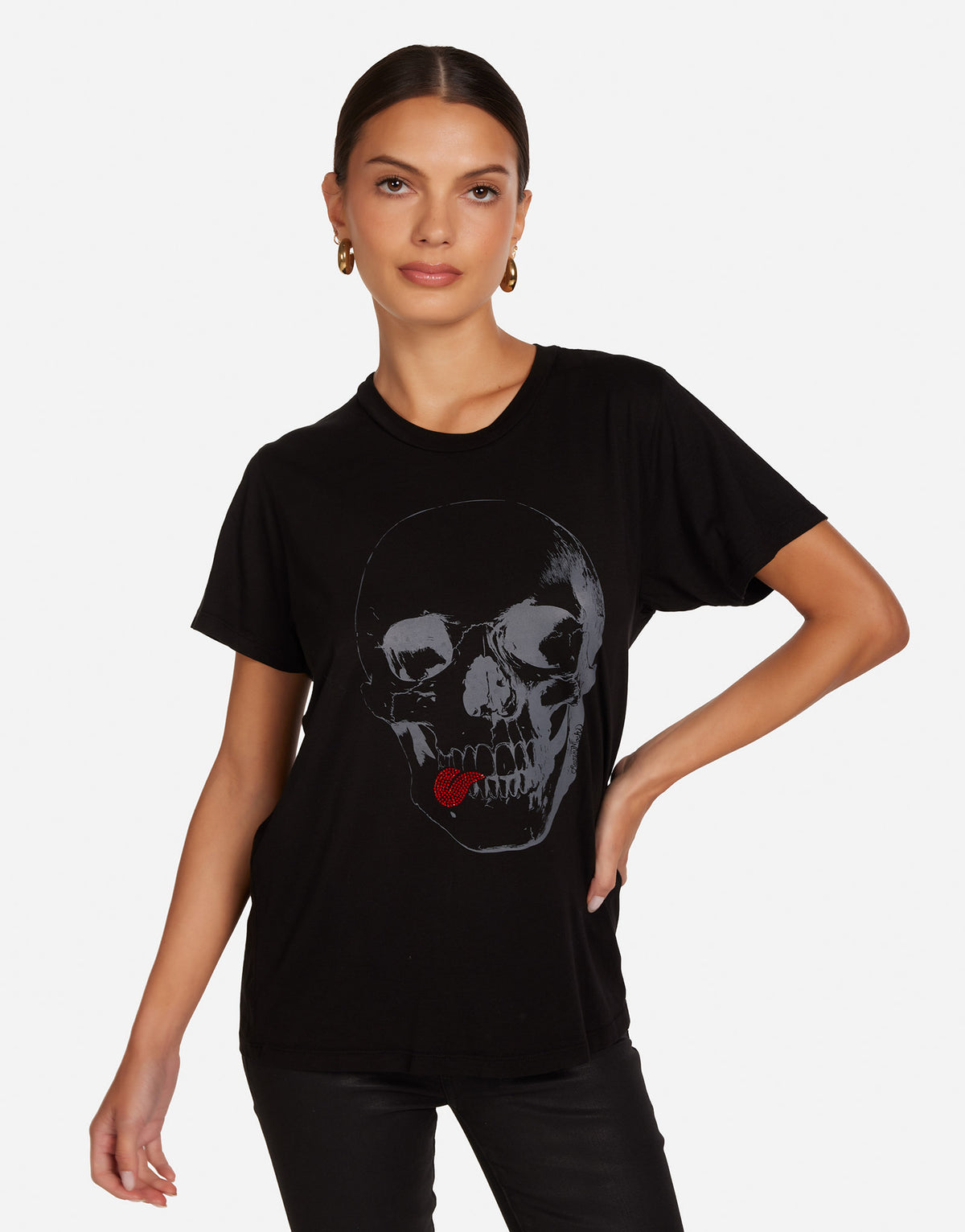 Wolf Crystal Tongue Skull