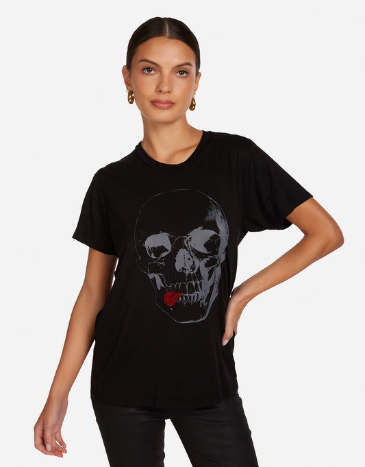 Wolf Crystal Tongue Skull