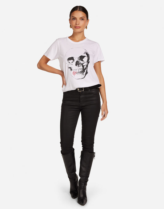 Wolf Crystal Tongue Skull